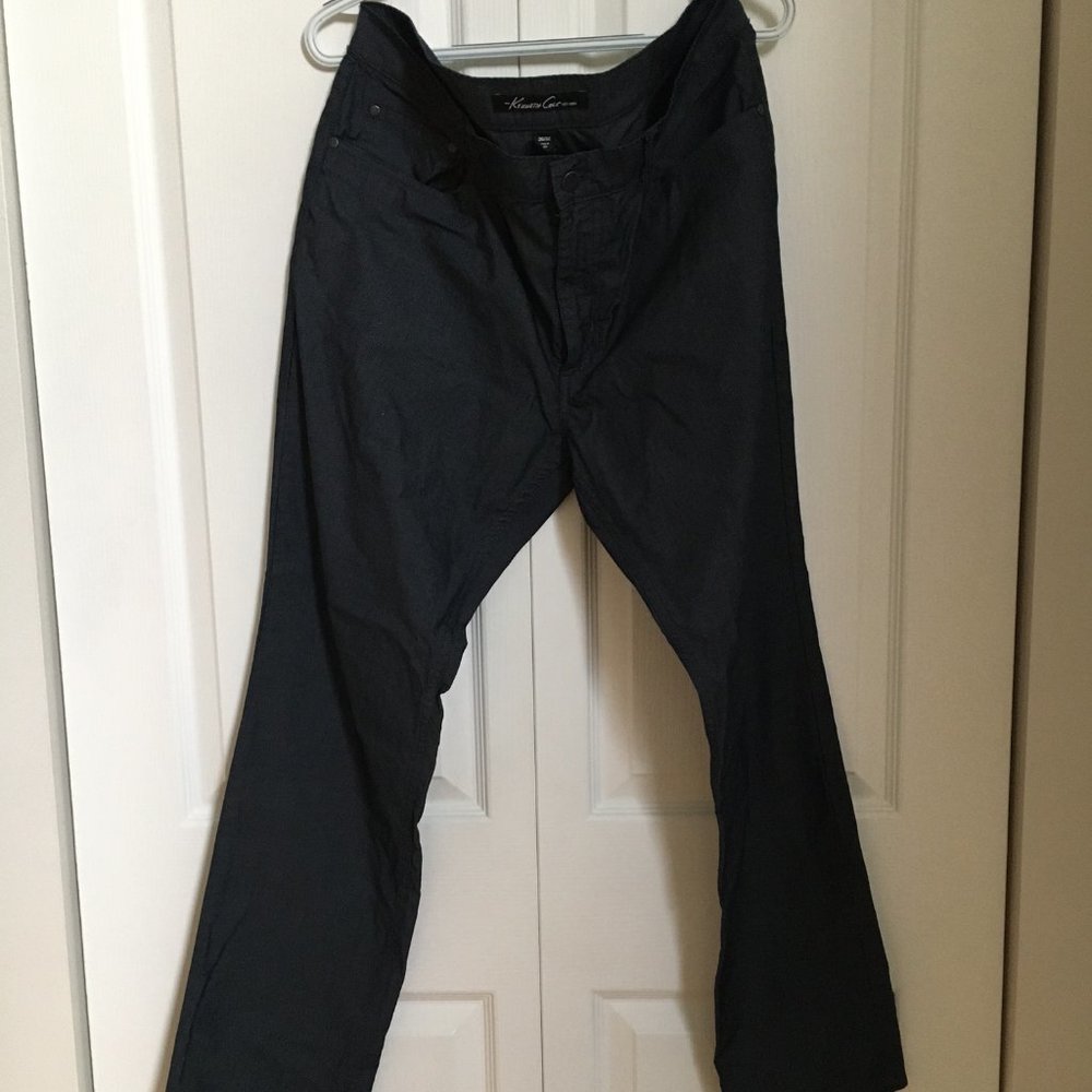 Kenneth Cole Men's Dress Pants  Blue Gray Size 36/32